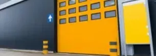 Industrial door and closure