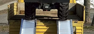 Aluminium ramp