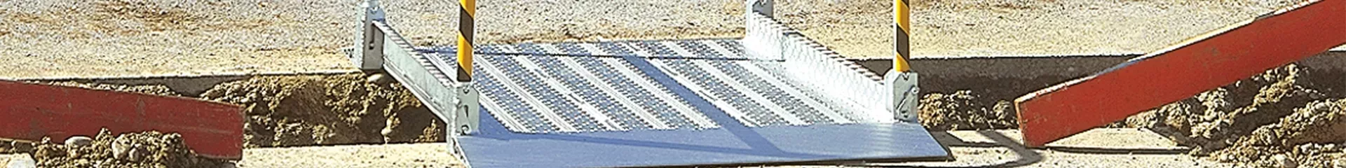 Passerelles et plaques de franchissement